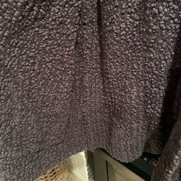 Barefoot Dreams Gray Nubby Knit Hooded Sweater Jacket with Pockets Size Small - Picture 4 of 5